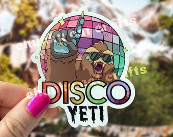 Disco Yeti: Expedition Everest Sticker | Animal Kingdom Sticker