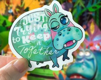 Small World Sticker Hippo - Disney World