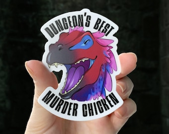 Mongo - Dungeon’s Best Murder Chicken Dungeon Crawler Carl Sticker