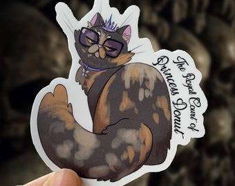 Dungeon Crawler Carl Princess Donut Sticker: Royal Court Vinyl Decal