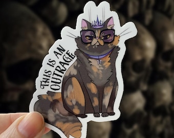 Dungeon Crawler Carl Princess Donut Sticker: This is an Outrage