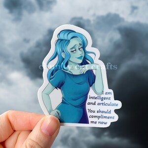 Stormlight Archives Sticker - Syl - I am intelligent and articulate, you should compliment me now