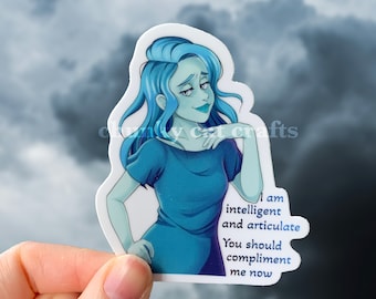 Stormlight Archives Sticker - Syl - I am intelligent and articulate, you should compliment me now