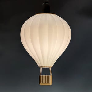 Whimsical Hot Air Balloon Lamp Shade: Nursery & Kids Room Decor