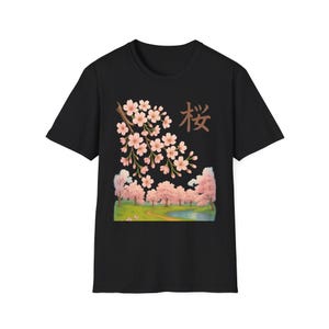 Cherry Blossom Unisex T-Shirt, Nature Lover Tee, Spring Aesthetic Shirt, Birthday Gift, Festival Apparel image 10