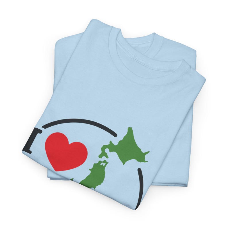 T-shirt I Love Japan, T-shirt Japanse kaart, uniseks shirt reiscadeau, Japans souvenir voor toeristen en cultuurfans afbeelding 6