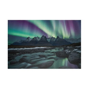 Aurora Borealis Puzzle: 110, 252, 520, 1014-piece, Perfect for Family Game Night, Gift for Puzzle Lovers, Nature Decor, Home Activity