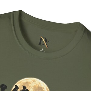 Meikyo Shisui T-Shirt, Zen Moon Japanese Calligraphy Tee, Clear Mind Meditation Gift image 10
