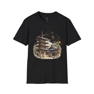 Camiseta con diseño de templo japonés, pagoda de cinco pisos, kanji Yukyu, regalo de viaje a Japón imagen 19