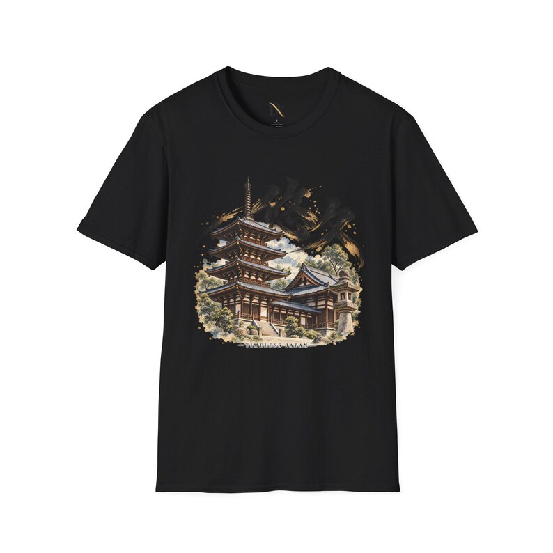 Camiseta con diseño de templo japonés, pagoda de cinco pisos, kanji Yukyu, regalo de viaje a Japón imagen 19