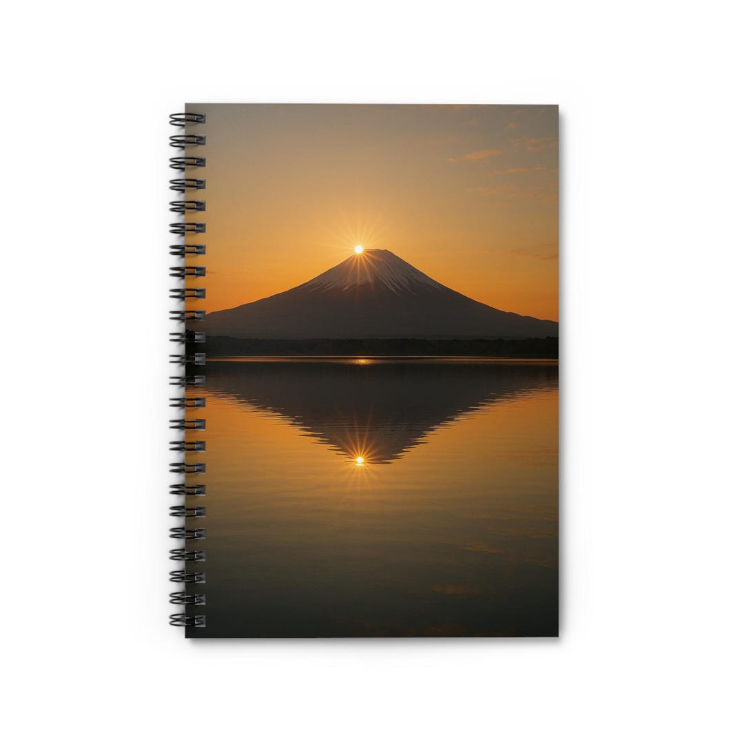 Sunrise Mt.fuji Spiral Notebook - Ruled Lines, Nature Journal, Travel ...
