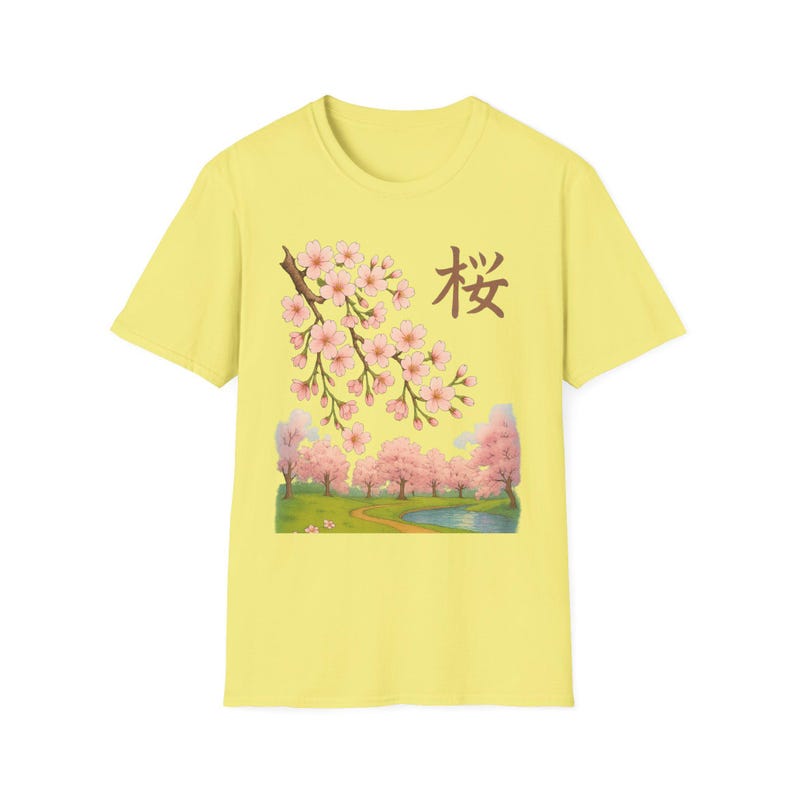 Cherry Blossom Unisex T-Shirt, Nature Lover Tee, Spring Aesthetic Shirt, Birthday Gift, Festival Apparel image 9