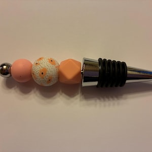 Beaded wine stoppers