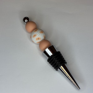 Beaded wine stoppers