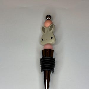 Beaded wine stoppers