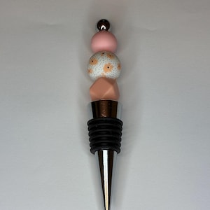 Beaded wine stoppers