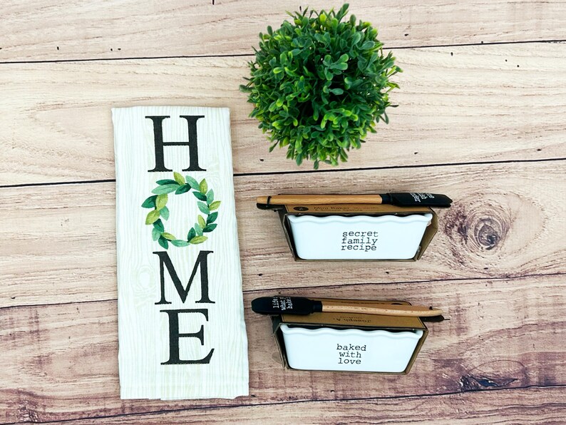 Personalized Housewarming Gift Basket, Planter, Blanket, Home Sign image 4
