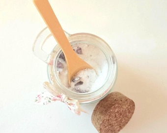 Bliss Bath Salts, Grapefruit Geranium Vannila & Lavender, Natural Botanical Bath Soak, Floral Self Care Gift