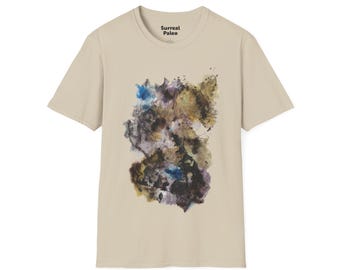 Camiseta Basilosaurus / Camiseta de acuarela abstracta