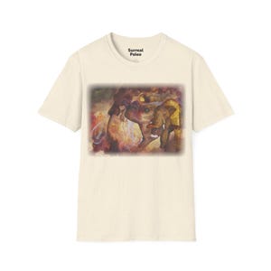Camiseta con ilustración surrealista de mamut / Camiseta de arte de mamíferos prehistóricos Natural