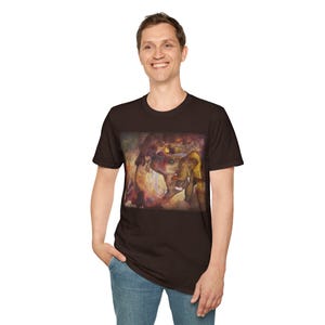 Camiseta con ilustración surrealista de mamut / Camiseta de arte de mamíferos prehistóricos imagen 18