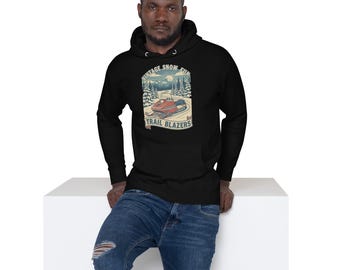 Sudadera vintage de moto de nieve