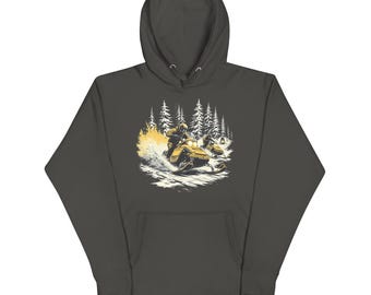 Sudadera con capucha de carrera de trineo