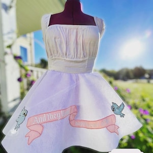 Happily Ever After-Fairytale-Glass Slipper Princess-Disneybound Bride-Bridal Circle Skirt