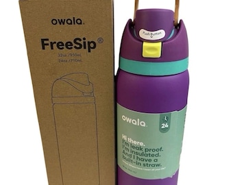 Owala 32 oz FreeSip vattenflaska - lila