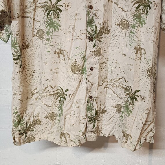 Vintage Basic Editions 2X Button Down Shirt Tropi… - image 3