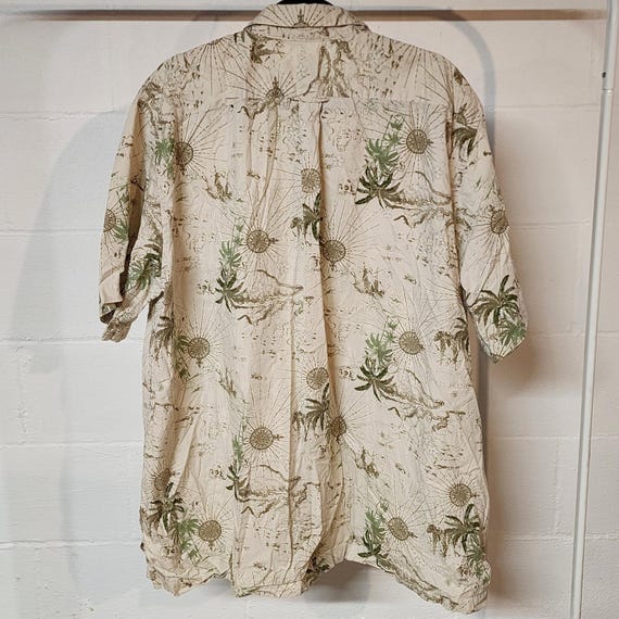 Vintage Basic Editions 2X Button Down Shirt Tropi… - image 5