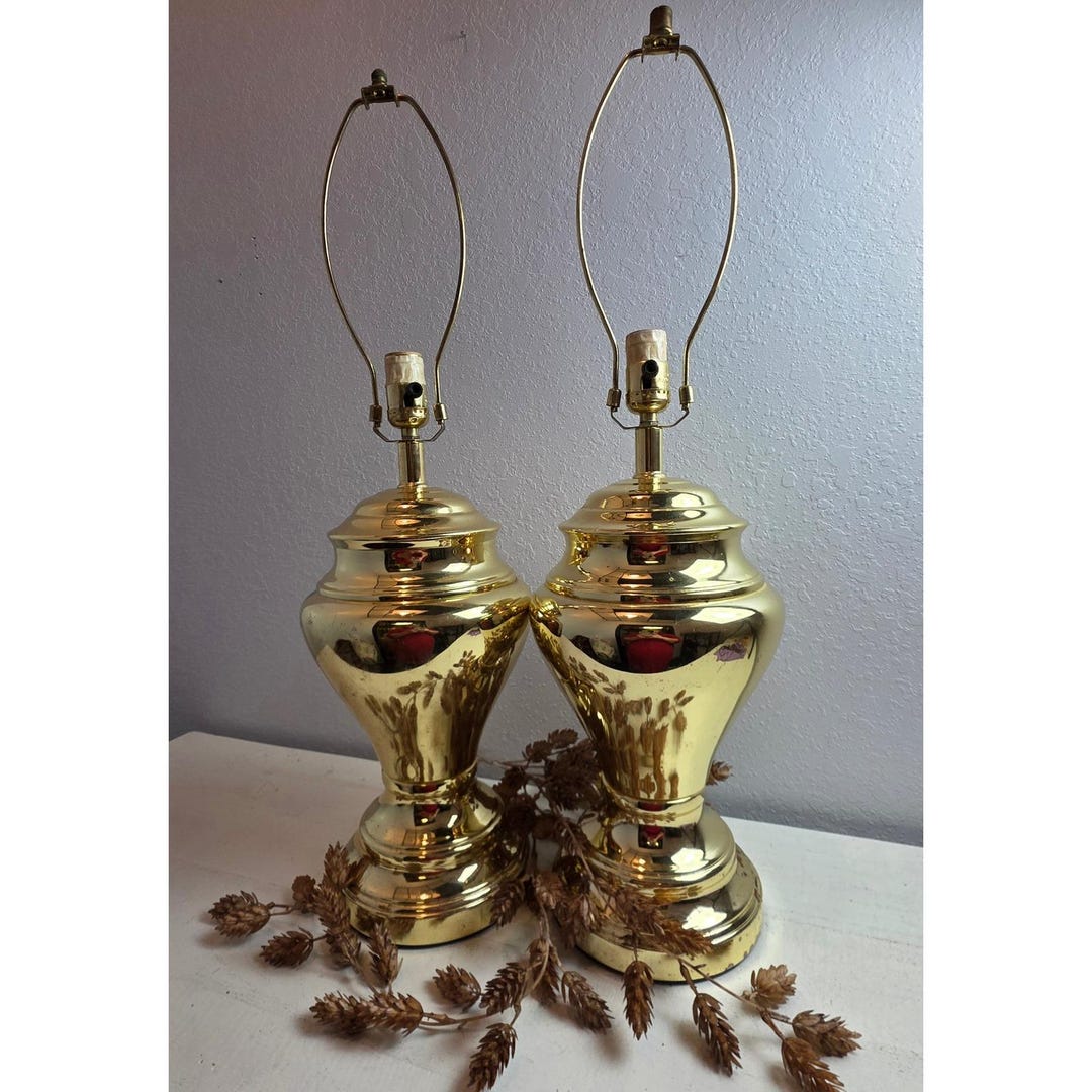 vintage-polished-brass-table-lamps-pair-traditional-urn-shape-gold