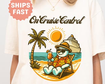Comfort kleuren cruiseshirt Bijpassende familiecruise T-shirts Zomervakantieshirt Meisjes reisreisshirt Kerstcruiseoverhemden Strandshirt