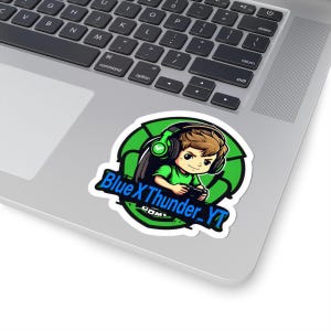 Gaming Kid Sticker, Cool Gamer Decor, Laptop Stickers, Video Game Enthusiast Gift, Unique Gaming Merchandise