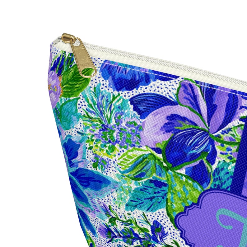 Floral Mahjong Tile Bag for Mah Jong Gift Tile Storage Bag Game Night Bag, Mahjong Gift, Mahjong Tile Pouch, Tile Organizer, Mahjong Bags image 7