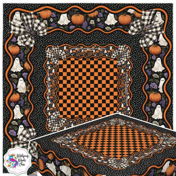 Halloween Mahjong Tablecloth With Instructions, Charleston Rules Table Cover, Game Night Decor, Mah Jongg Mahjong Accessories