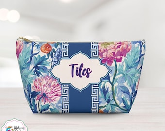 Peony Mahjong Tile Bag for Mah Jong Gift Tile Storage Bag Game Night Bag, Mahjong Gift, Mahjong Tile Pouch, Tile Organizer,  Mahjong Bags