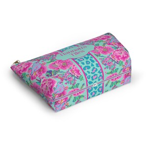 Mahjong Tile Bag for Mah Jong Gift Tile Storage Bag Game Night Bag, Mahjong Gift, Mahjong Tile Pouch, Tile Organizer, Birdie Blossom image 6