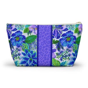 Floral Mahjong Tile Bag for Mah Jong Gift Tile Storage Bag Game Night Bag, Mahjong Gift, Mahjong Tile Pouch, Tile Organizer, Mahjong Bags image 3