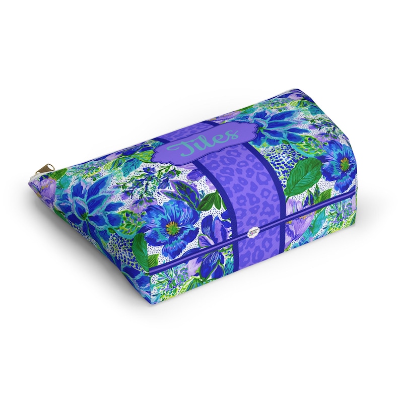 Floral Mahjong Tile Bag for Mah Jong Gift Tile Storage Bag Game Night Bag, Mahjong Gift, Mahjong Tile Pouch, Tile Organizer, Mahjong Bags image 6