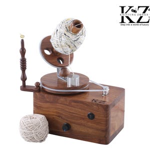 Electric Yarn Ball Winder – Premium Wooden Construction – Fully Automatic – Quiet and Effortless Yarn Winding