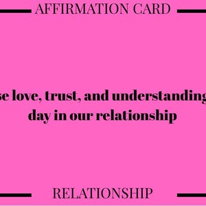 20 Relationship Affirmation Cards – Digital PNG Download | Couples Positive Quotes for Love, Trust & Emotional Connection