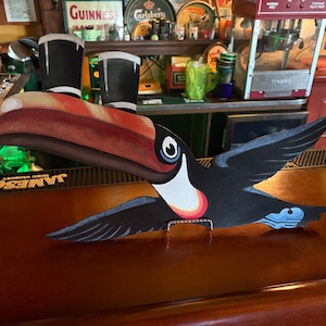 Guinness Toucan Replica 23” Wide (hand Painted on Wood) - Etsy