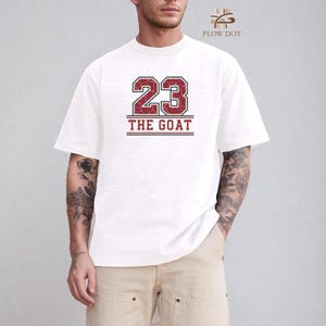 23 The Goat Shirt, Basketball Shirt, Vintage Basketball Shirt, Basketball Season Shirt, Retro Basketball Shirt, NBA Legend Shirt, NBA Shirt