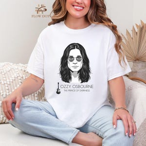 Ozzy Osbourne Shirt, RIP Ozzy Osbourne Shirt, Ozzy Fan Gift Shirt, Black Sabbath Shirt, Metal Music Shirt,  Prince of Darkness Shirt,