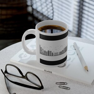 City Skyline Jumbo Mug, 20oz - Unique Gift for Home or Office, Coffee Lover, Urban Decor, Travel Enthusiast, Birthday Gift