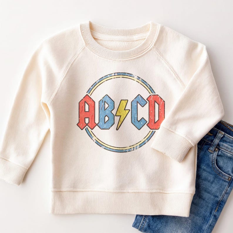 ABCD Rock Baby Onesie®® - Funny Alphabet Rockstar Bodysuit image 5