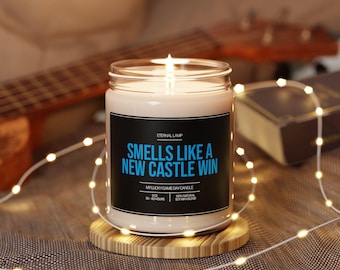 Smells Like a New Castle United Win Candle | Smells like Custom Candle | New Castle United Scented Candle | Lucky Soccer Candle