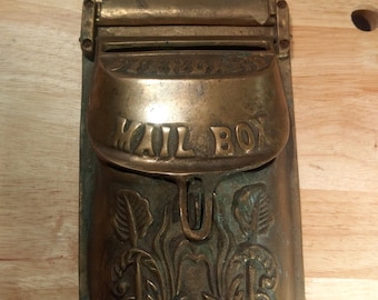 Vintage Brass Mailbox