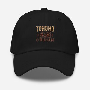 Tohono O’odham Hat • Indigenous Pride Cap • Southwest Tribal Pattern Baseball Hat